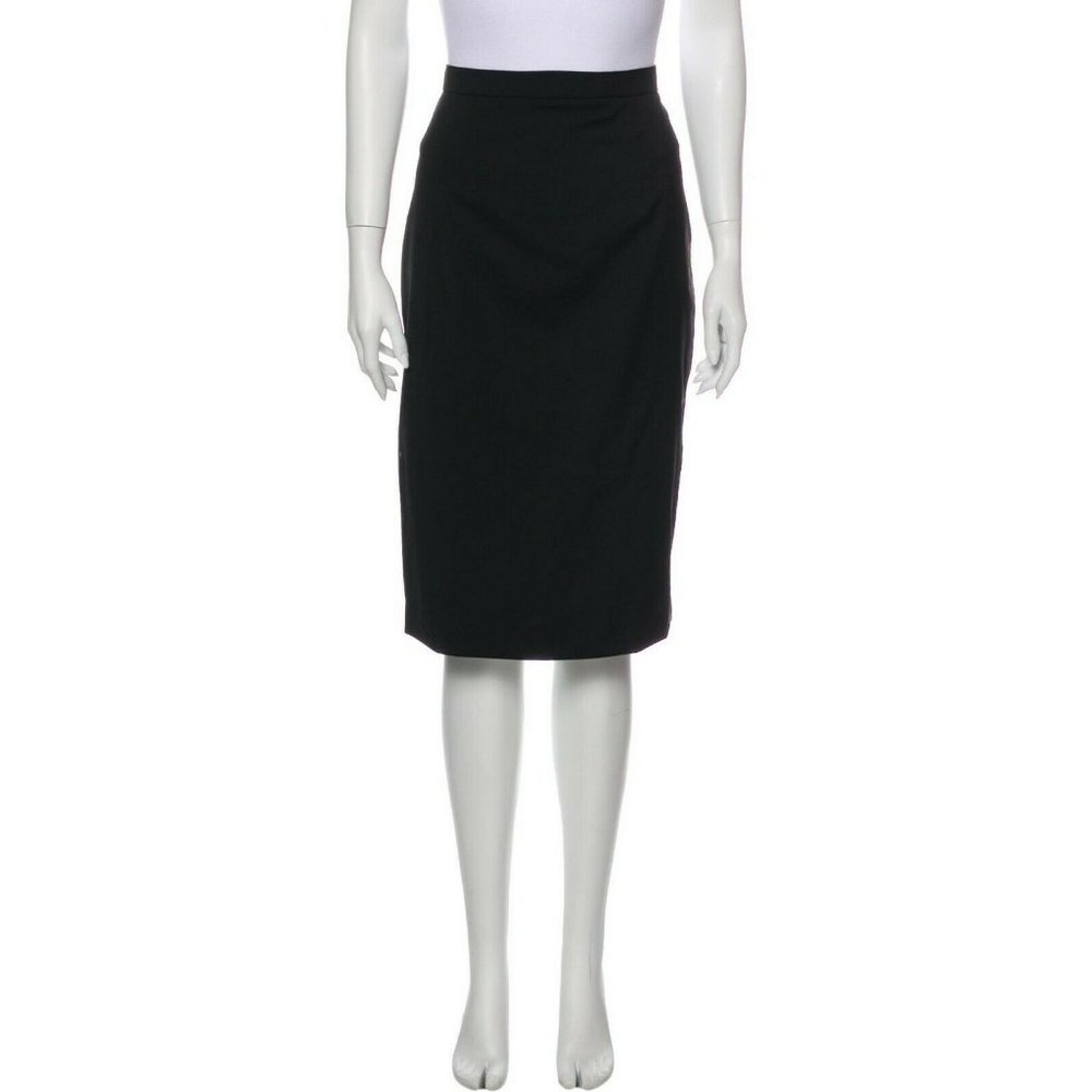 Burberry Wool Skirt Color: Black Size: 8 4030515 - 14 - Picture 3 of 5
